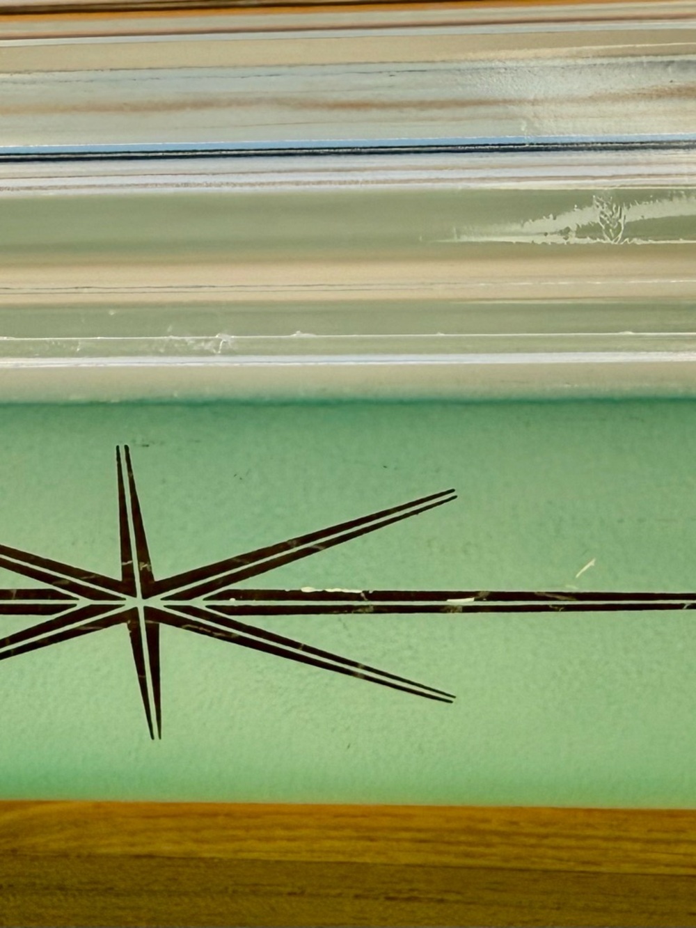 Rare 1960 Pyrex Collectible Atomic Starburst 575-B 2 Qt. Space Saver Holy Grail - Picture 11 of 16